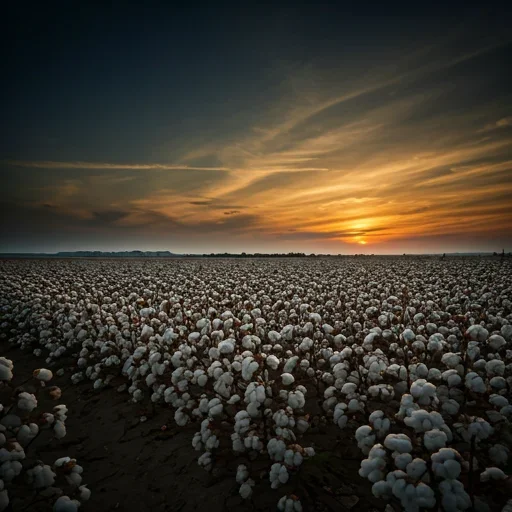 Chust Textile cotton fields