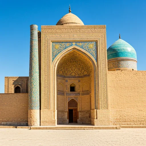 Shah-i-Zinda tilework in Samarkand
