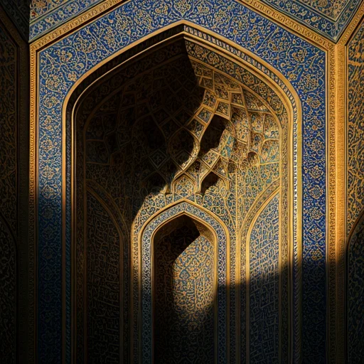 Shah-i-Zinda tilework in Samarkand