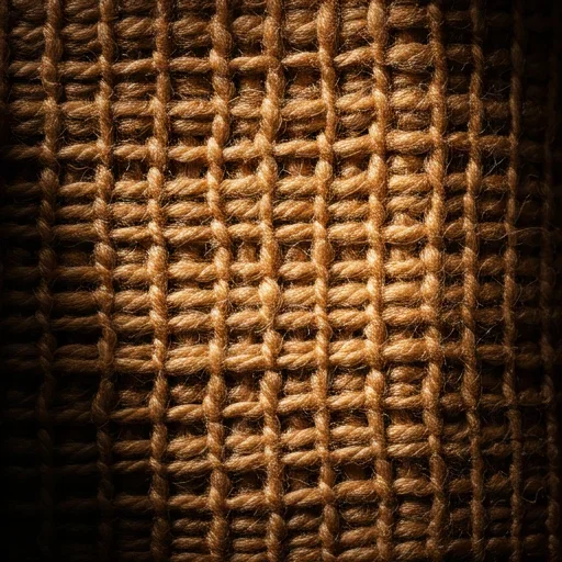 Extreme macro close-up of hand-woven silk ikat fabric